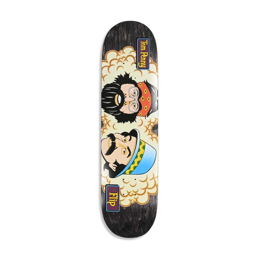 Flip Tom Penny Friends 8.13" Skateboard Deck - Black Stain