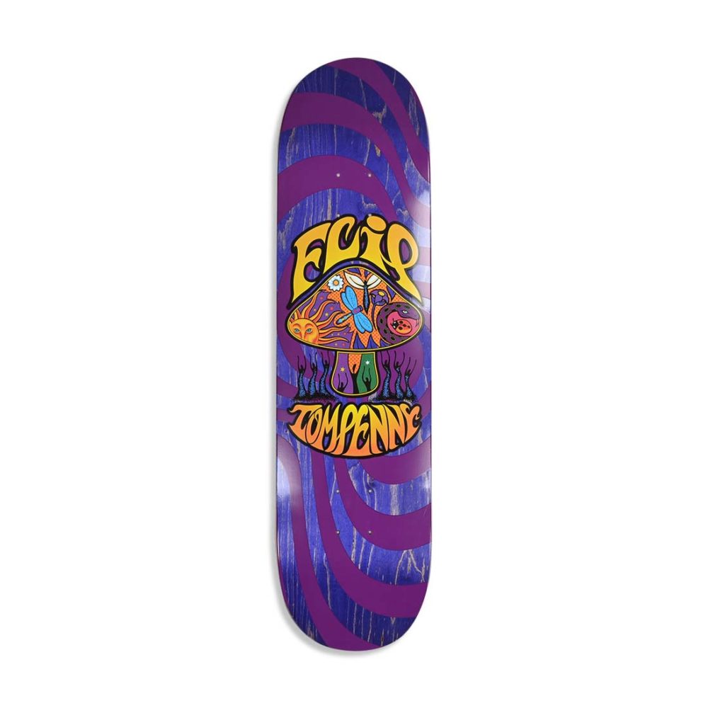 Flip Tom Penny Loveshroom 8.13" Skateboard Deck - Purple Stain