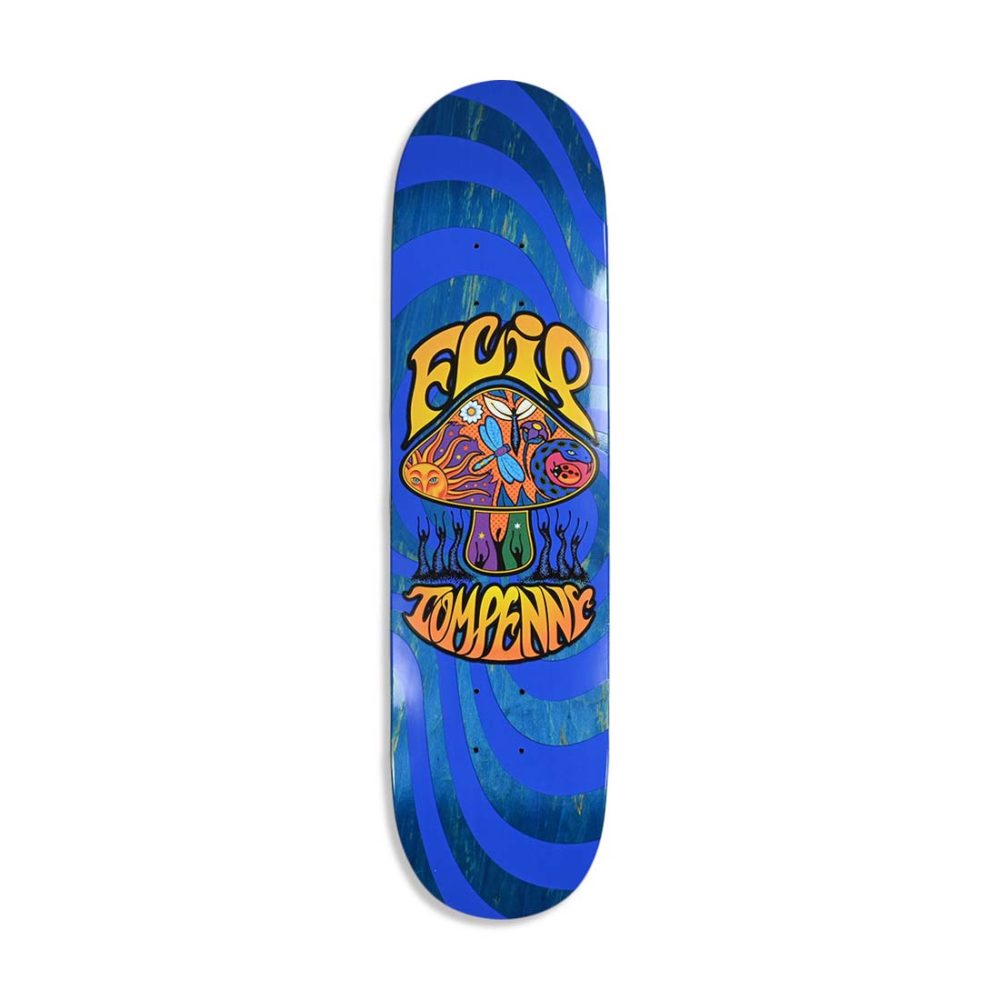 Flip Tom Penny Loveshroom 8" Skateboard Deck - Blue Stain