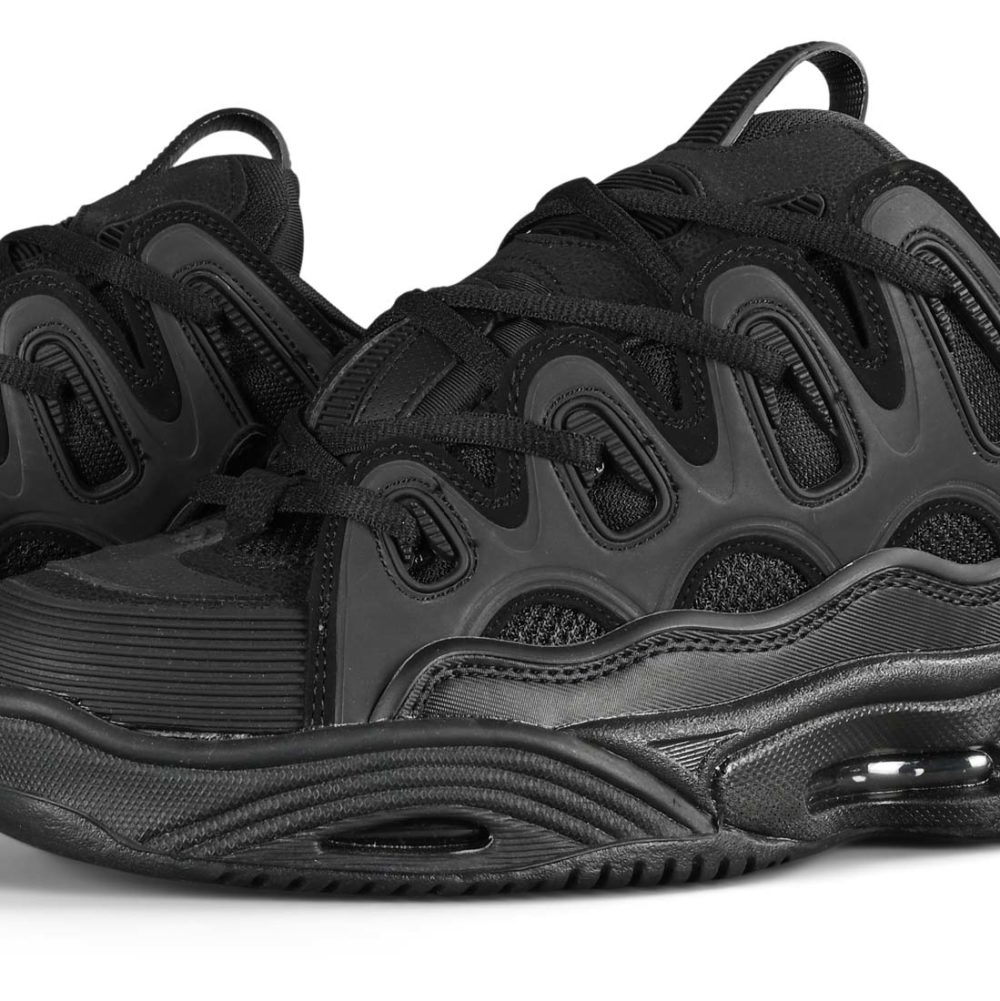 Osiris D3 2001 Skate Shoes - Black/Black/Black