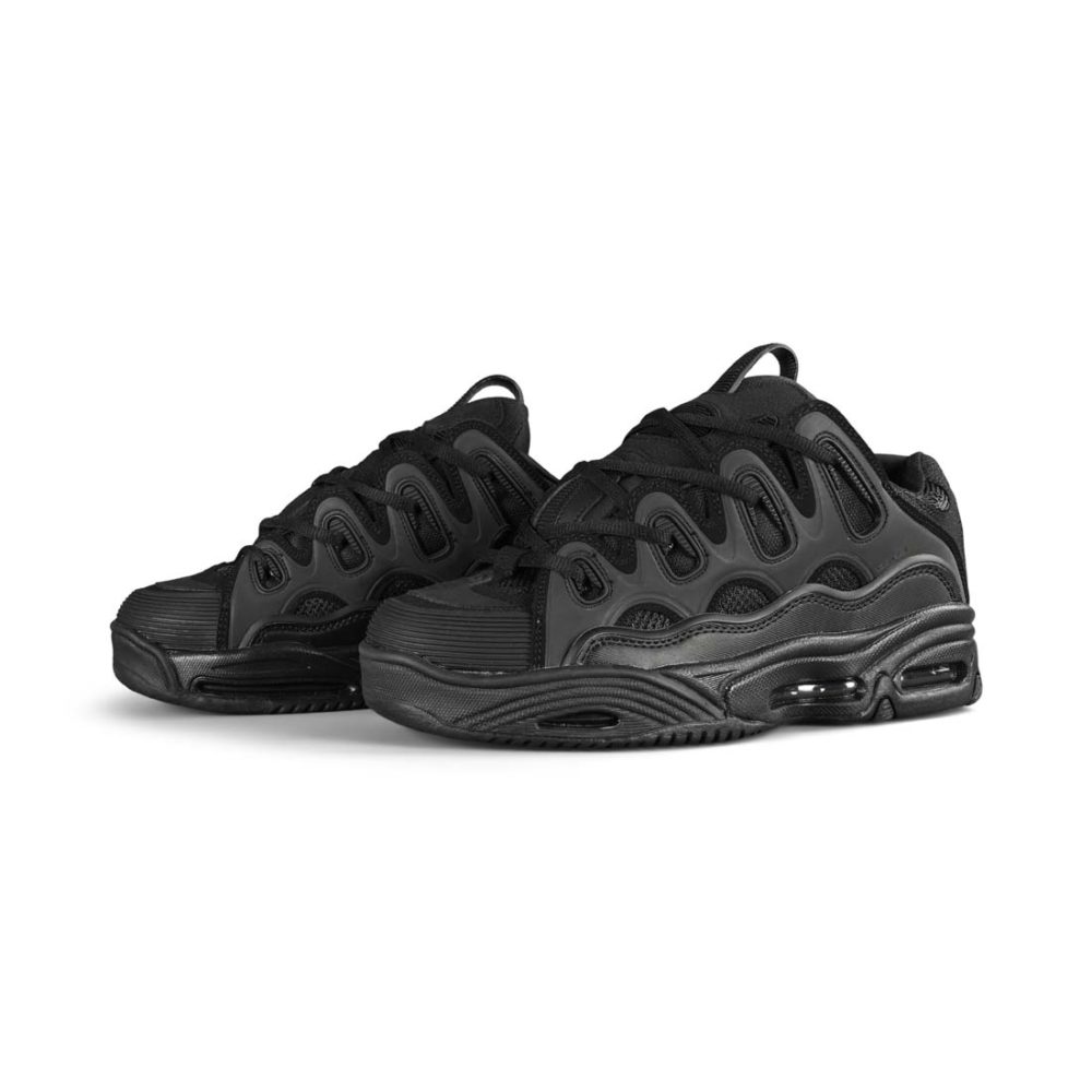 Osiris D3 2001 Skate Shoes - Black/Black/Black