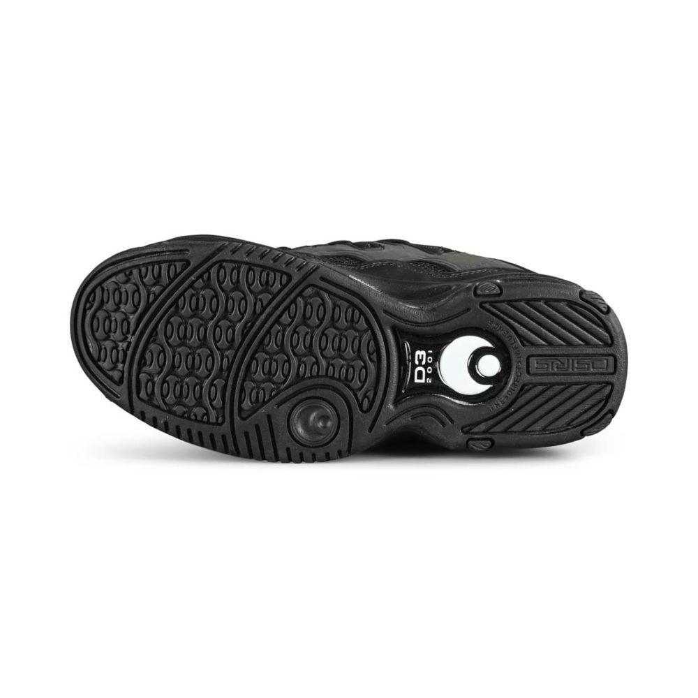 Osiris D3 2001 Skate Shoes - Black/Black/Black