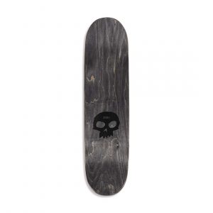 Zero 3 Skull Blood Skateboard Deck - Black/White/Red