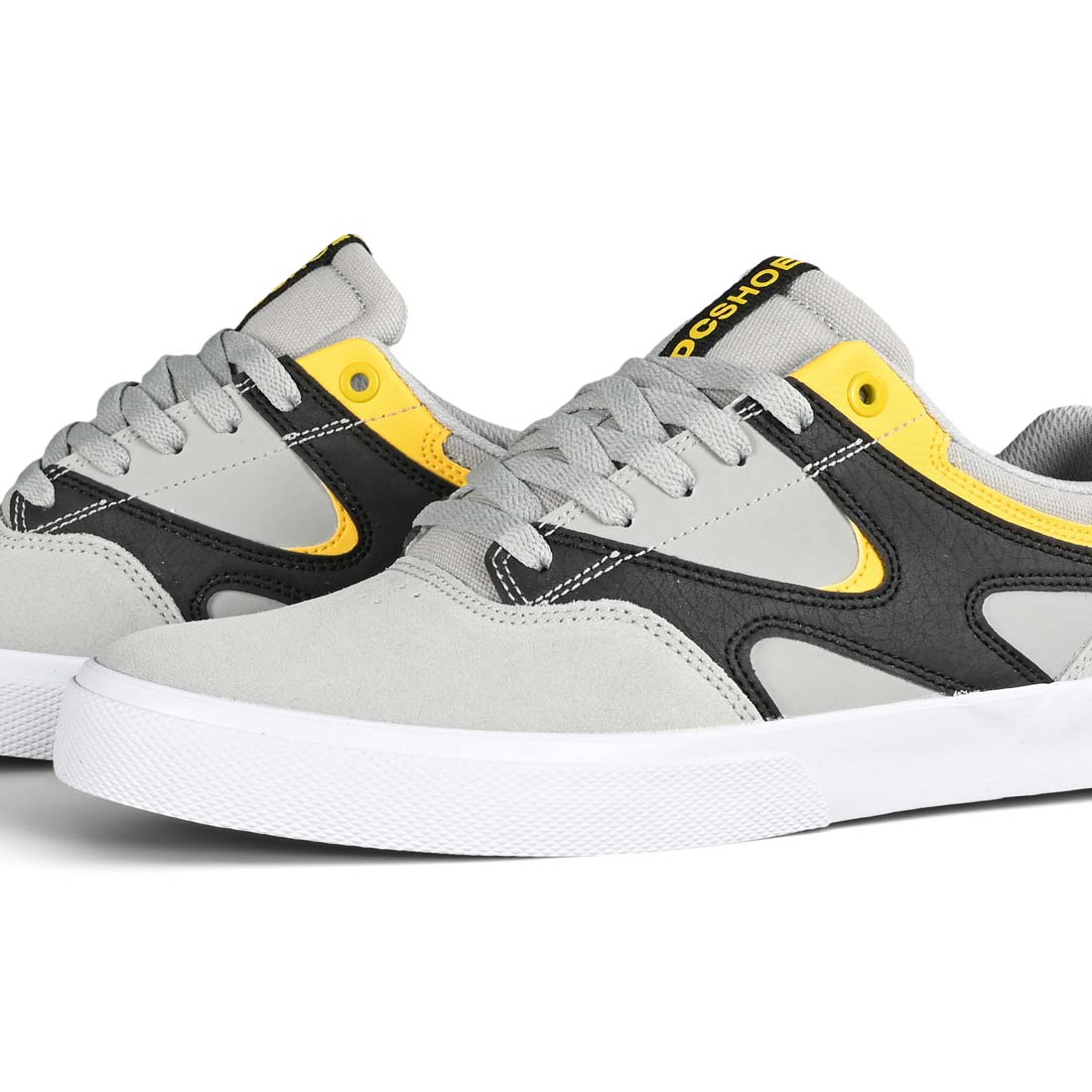 DC Shoes Kalis Vulc - Grey / Black / Yellow - Supereight