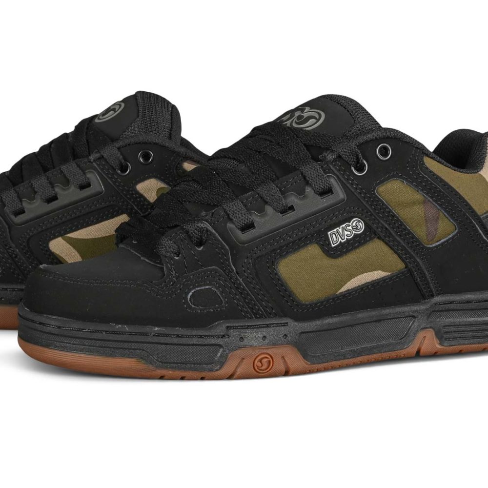 DVS Comanche Skate Shoes - Black / Camo