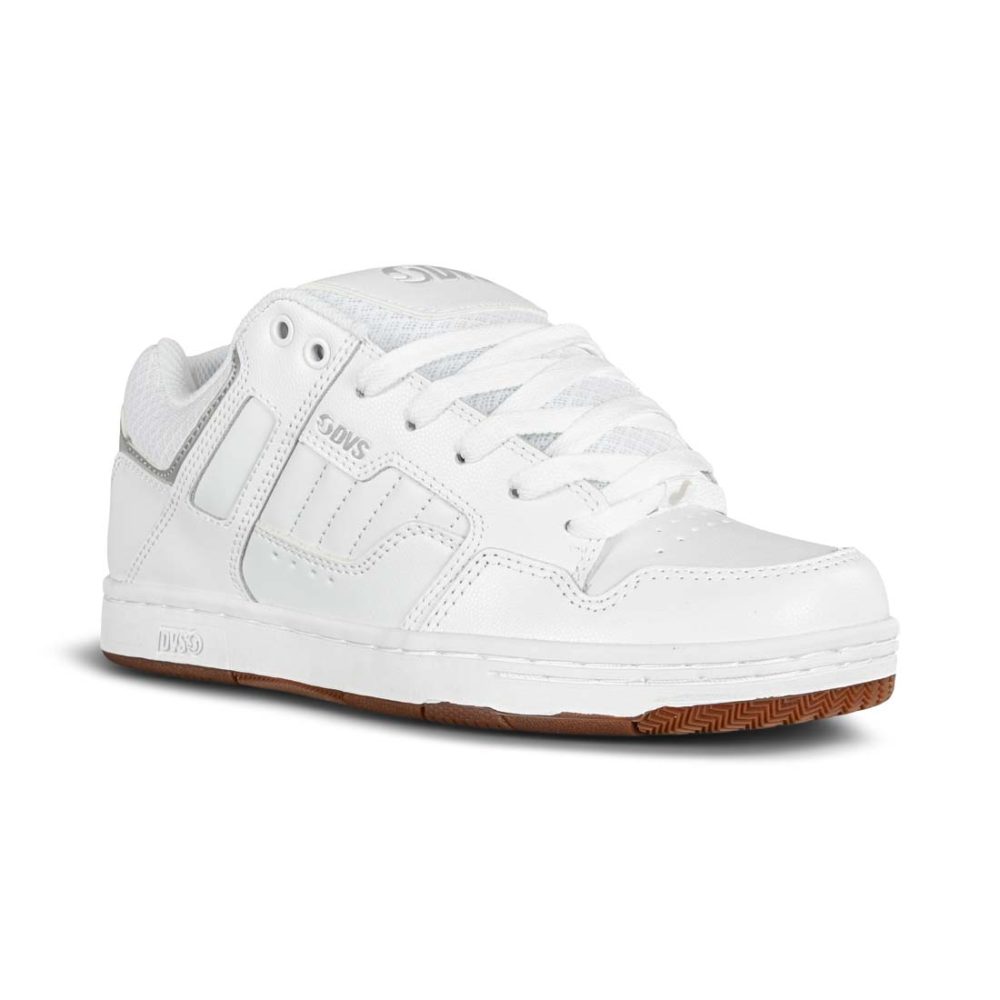 DVS Enduro 125 Skate Shoes - White / Gum