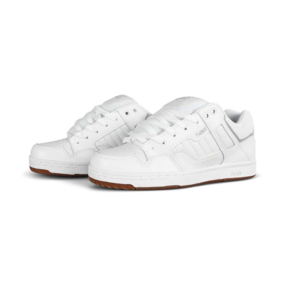 DVS Enduro 125 Skate Shoes - White/Gum