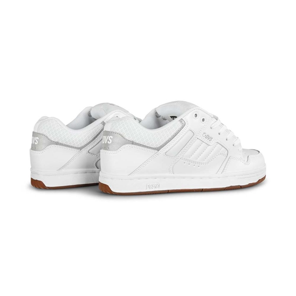 DVS Enduro 125 Skate Shoes - White/Gum