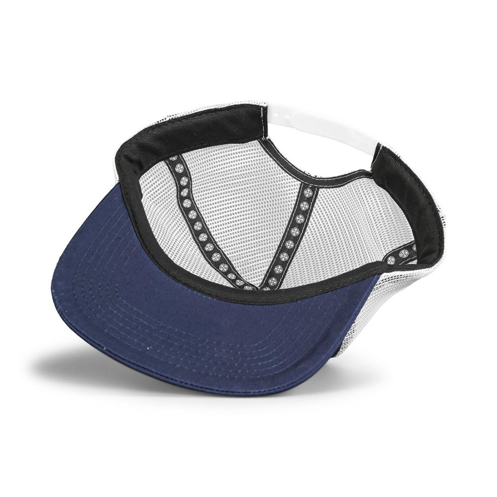 Independent O.G.B.C Streak Mesh Back Cap - Dark Navy / White