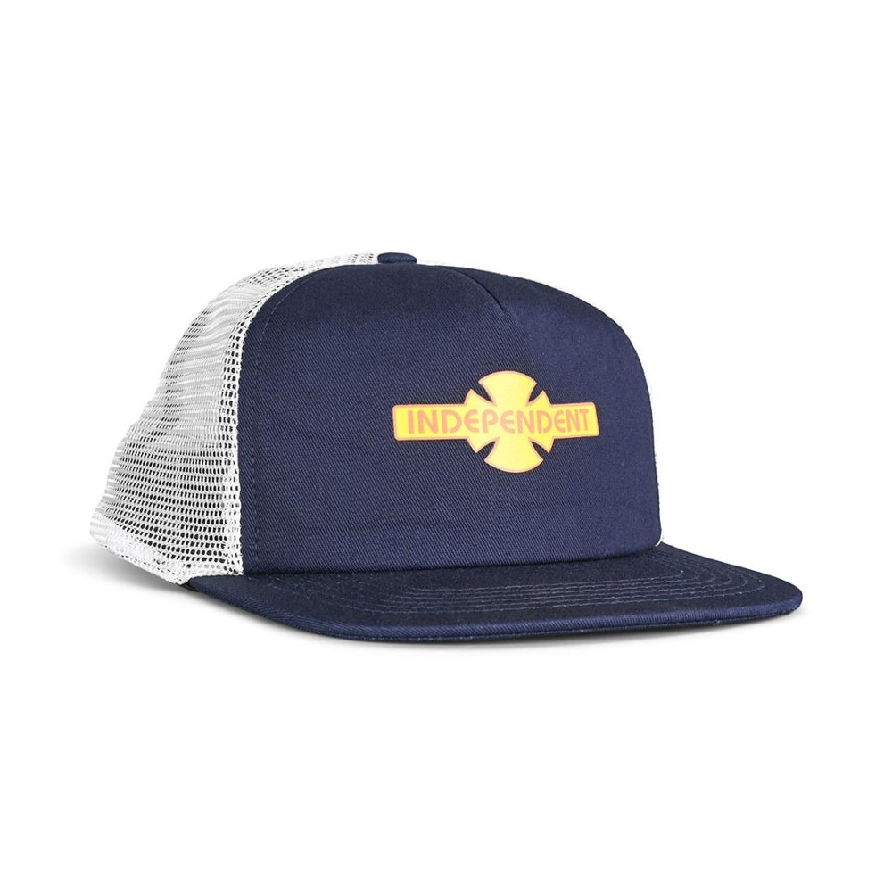 Independent O.G.B.C Streak Mesh Back Cap - Dark Navy / White