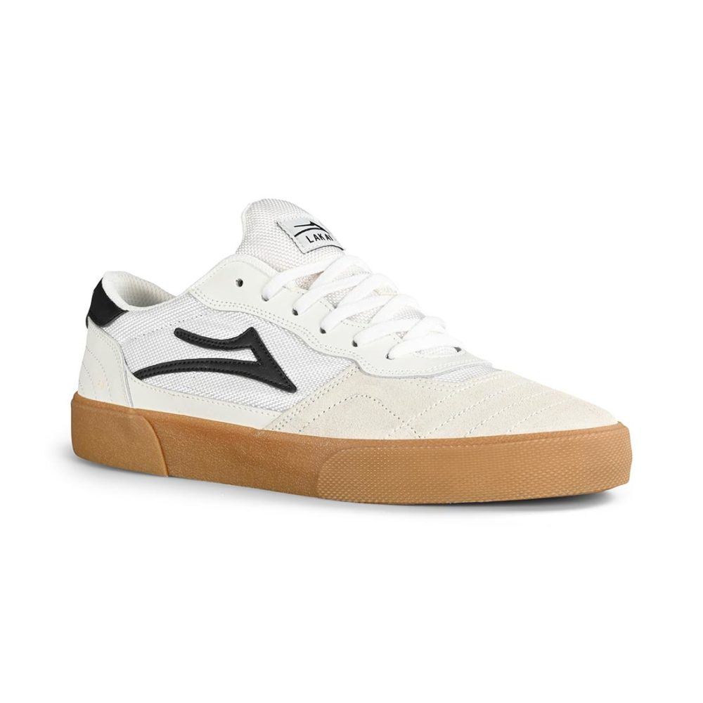 Lakai Cambridge Skate Shoes - White / Black