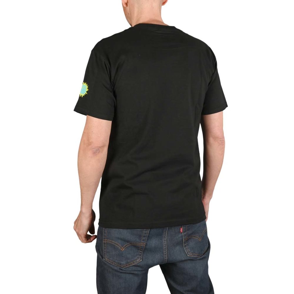 New Deal Original Napkin Logo S/S T-Shirt - Black