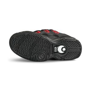 Osiris D3 2001 Skate Shoes Black Red Fade Supereight