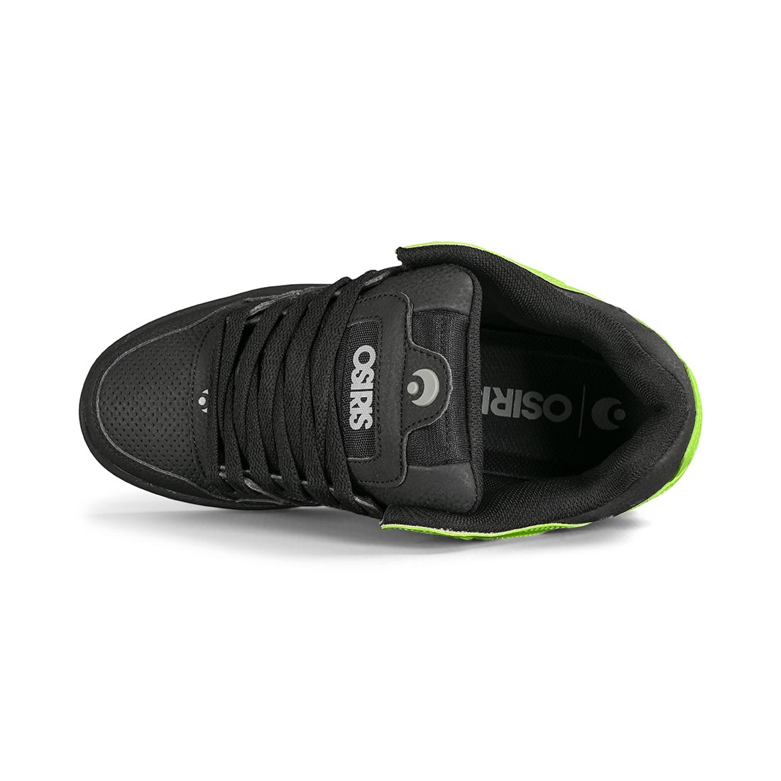 Osiris Peril Skate Shoes Black Lt. Grey Lime Supereight