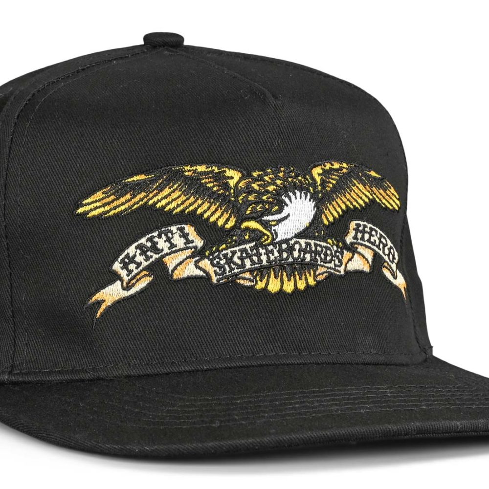 Anti Hero Eagle Snapback Cap - Black