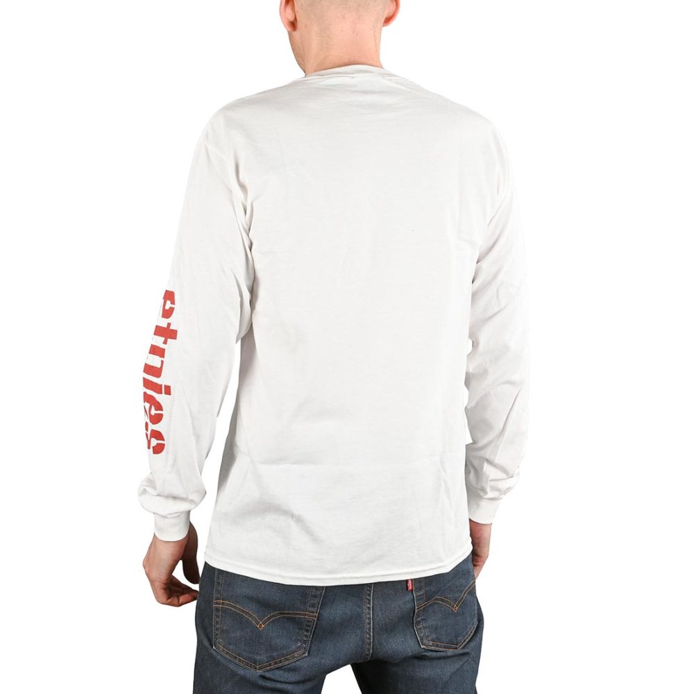 Etnies Icon L/S T-Shirt - White / Red