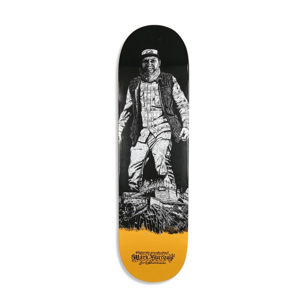 Forty Edinburgh's Friendly Giant Skateboard Deck - Mark Burrows