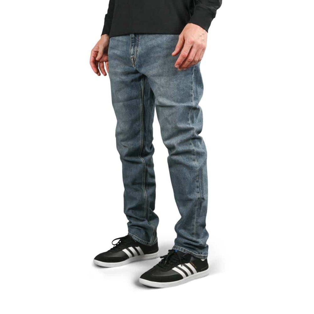 Volcom Solver Tapered Denim Jeans - Slate Blue