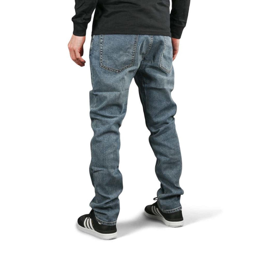 Volcom Solver Tapered Denim Jeans - Slate Blue