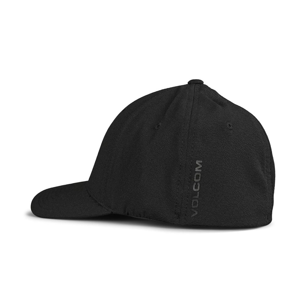 Volcom Stone Tech XFit Flexfit Cap – Black