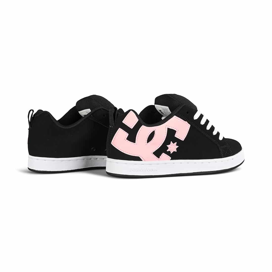DC Shoes Women�s Court Graffik Black / Super Pink DC Shoes Women�s Court Graffik Black / Super Pink