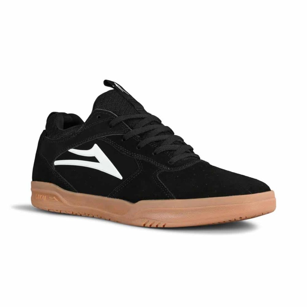 Lakai Proto Skate Shoes - Black Gum Suede