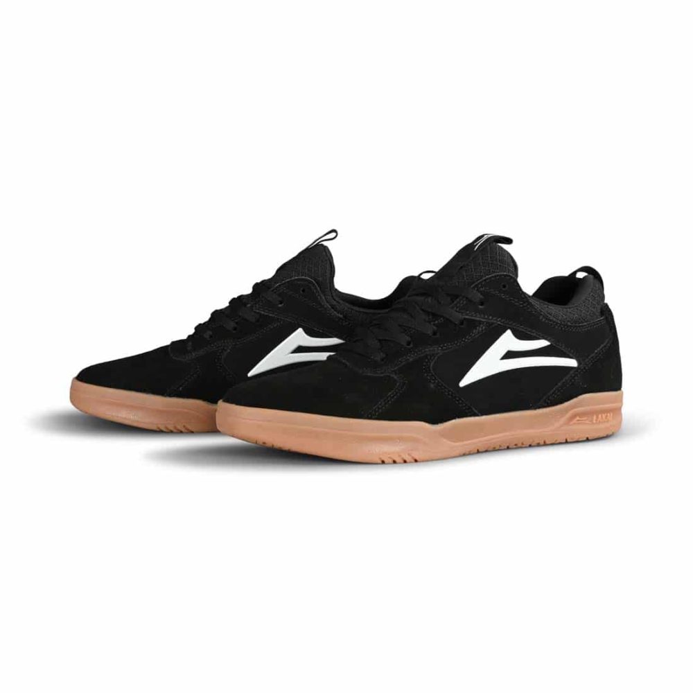 Lakai Proto Skate Shoes - Black Gum Suede