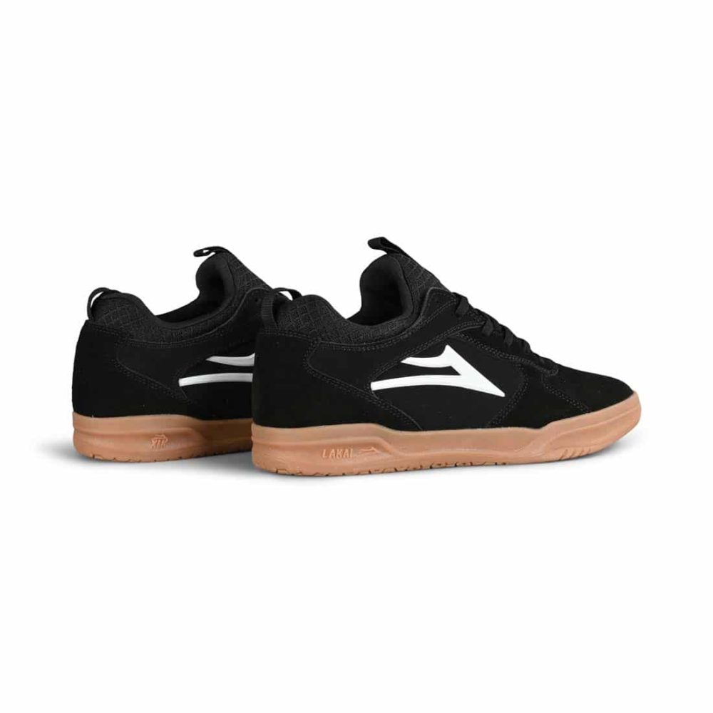 Lakai Proto Skate Shoes - Black Gum Suede