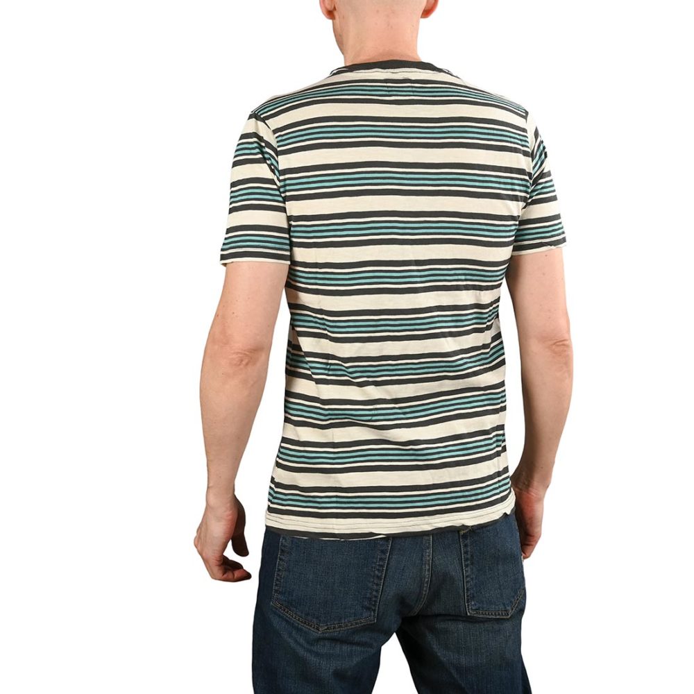 RVCA Damian Crew S/S T-Shirt - Silver Birch