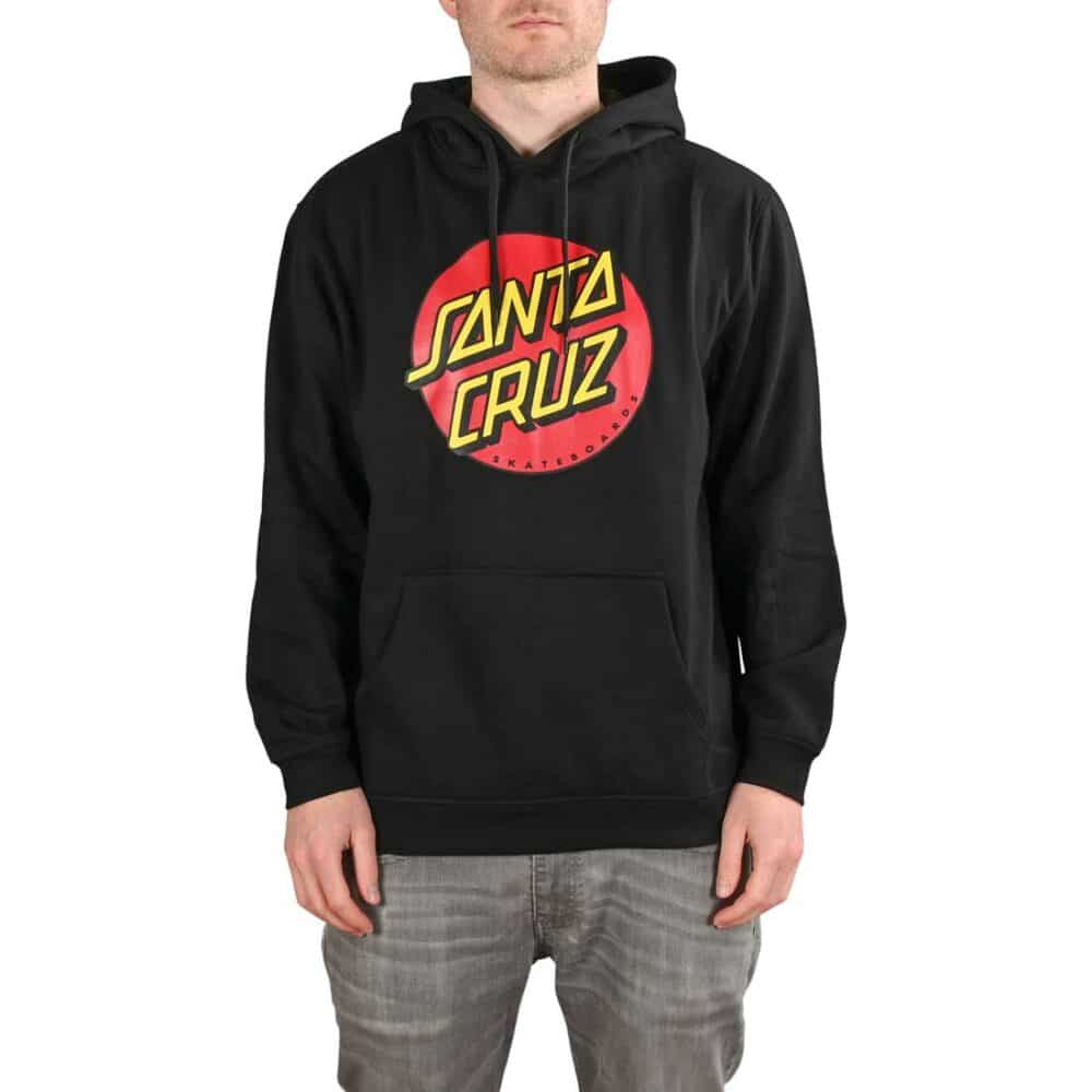 Santa Cruz Classic Dot Pullover Hoodie - Black