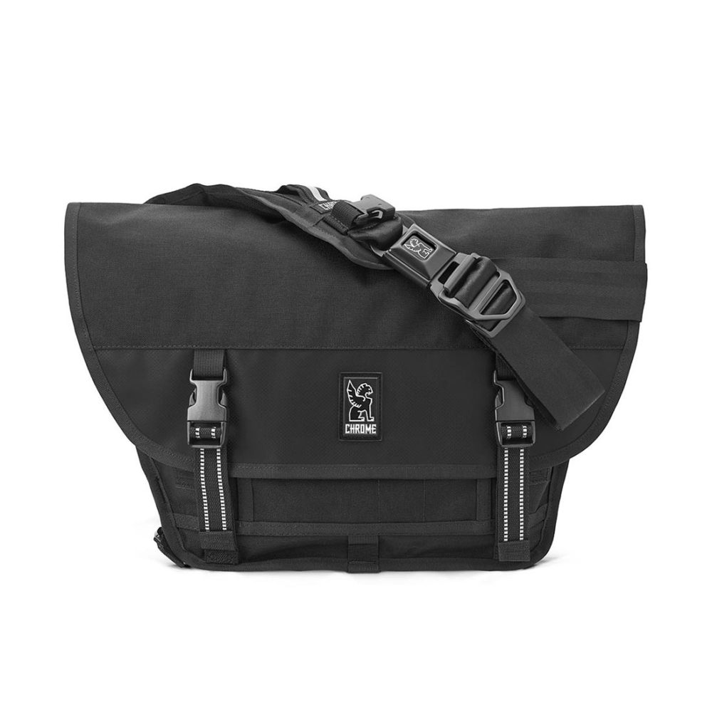 Chrome Mini Metro 20.5L Messenger Bag - Black / Black / Black