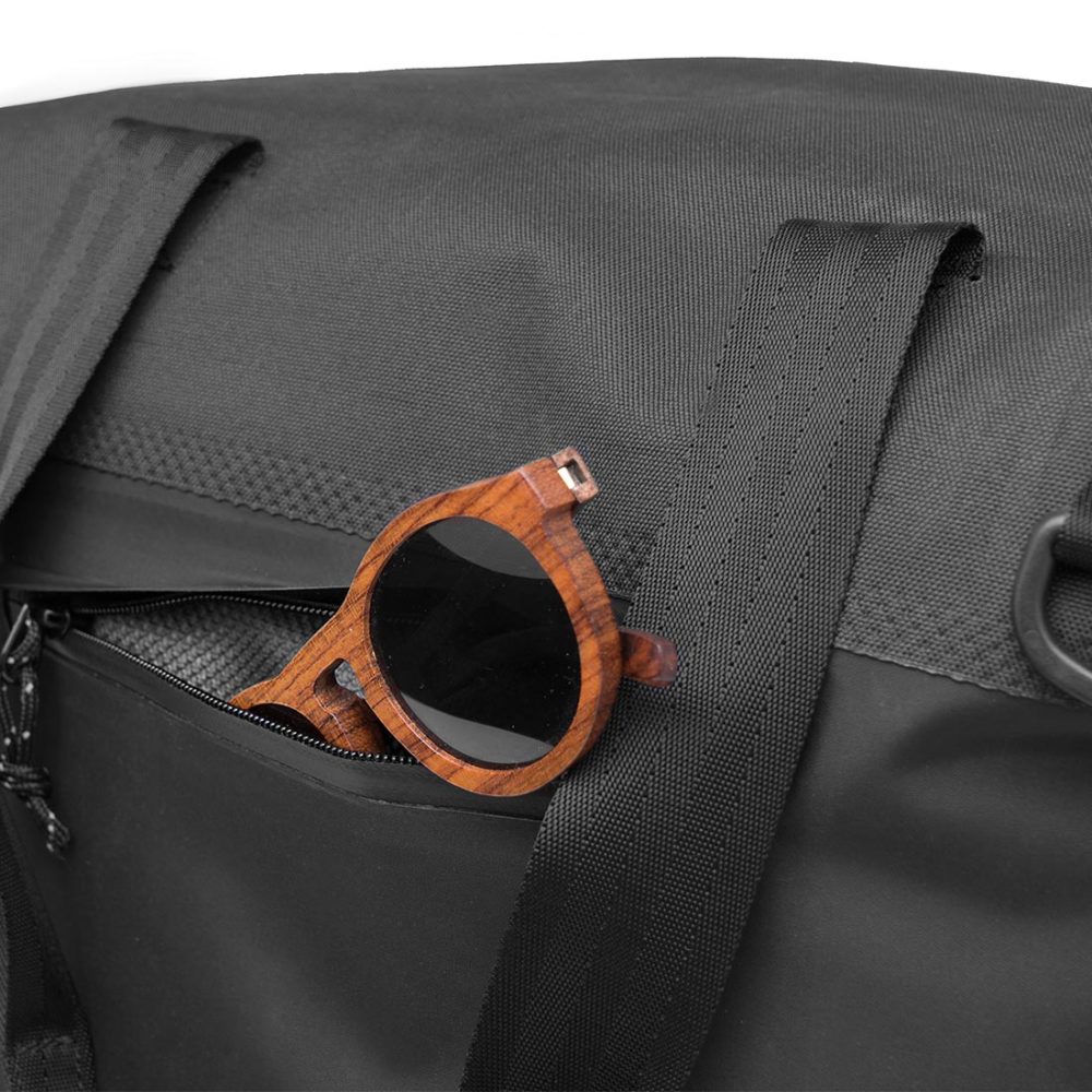 Chrome Urban Ex Rolltop Tote 40L Backpack - Black/Black