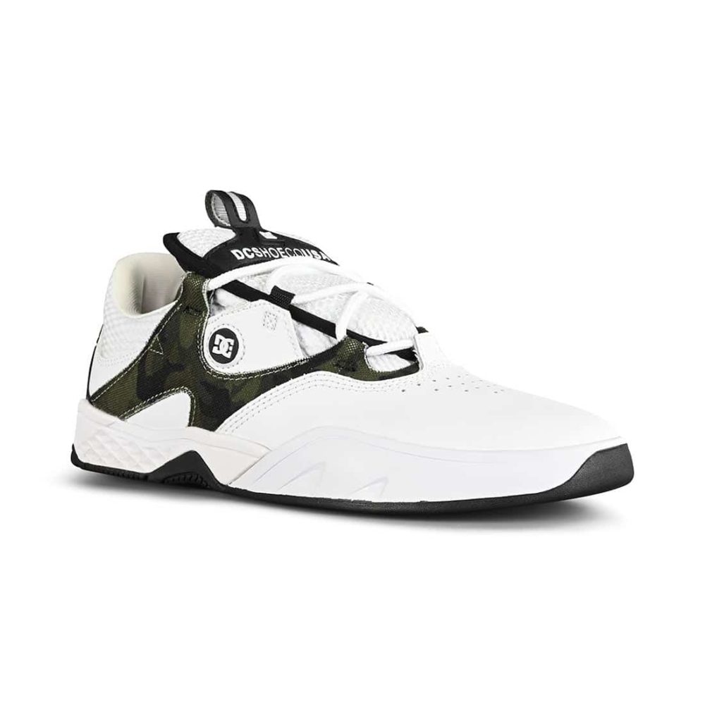 DC Kalis S Skate Shoes - White/Camo