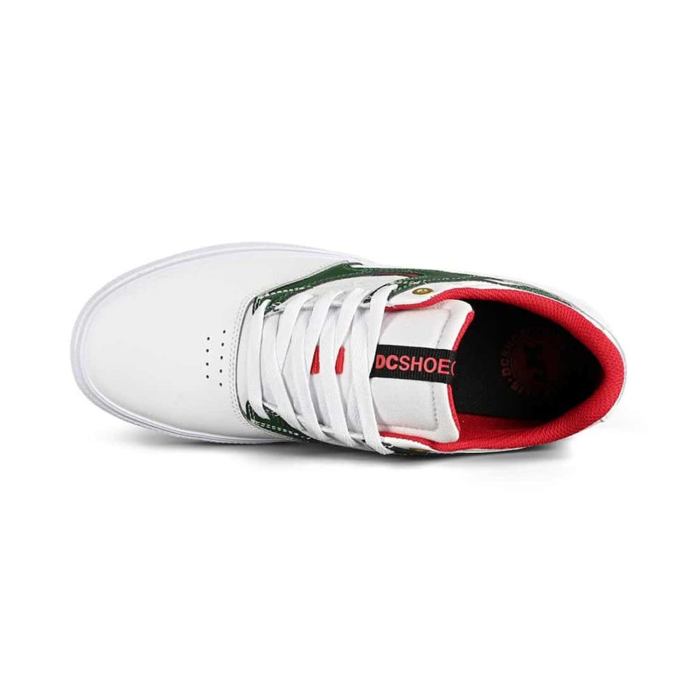 DC Shoes Kalis Vulc - White / Red