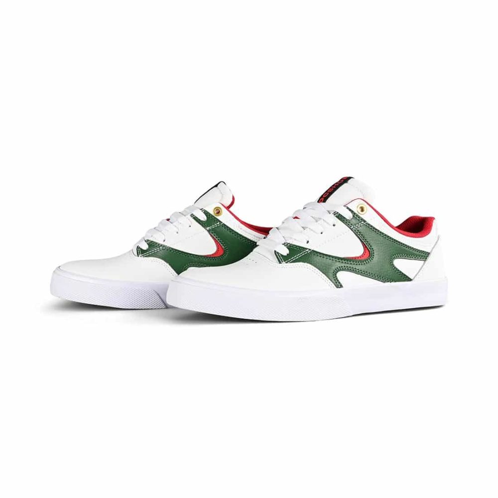 DC Shoes Kalis Vulc - White / Red