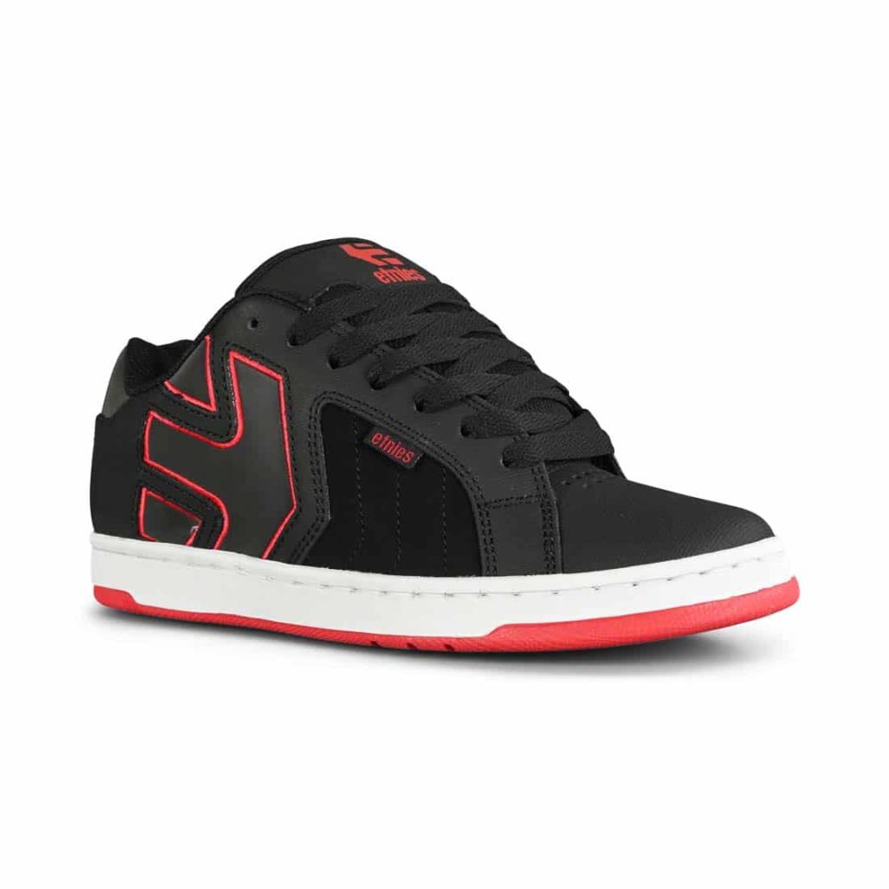 Etnies Fader 2 Skate Shoes - Black / White / Red