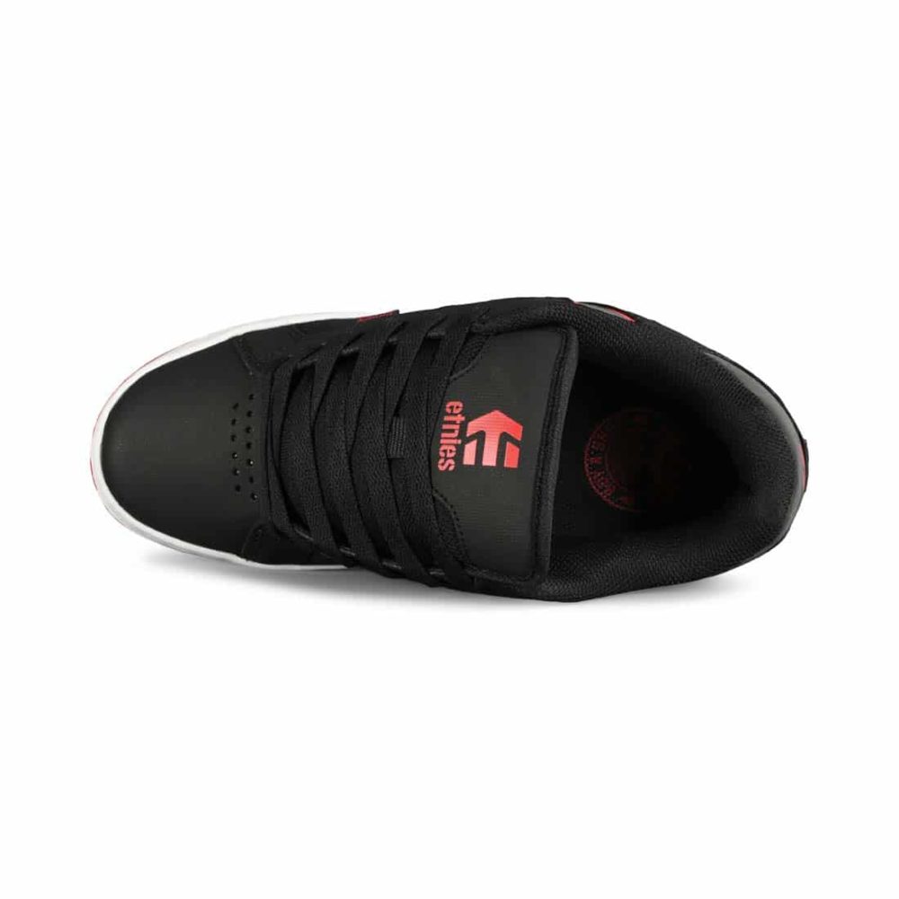 Etnies Fader 2 Skate Shoes - Black / White / Red