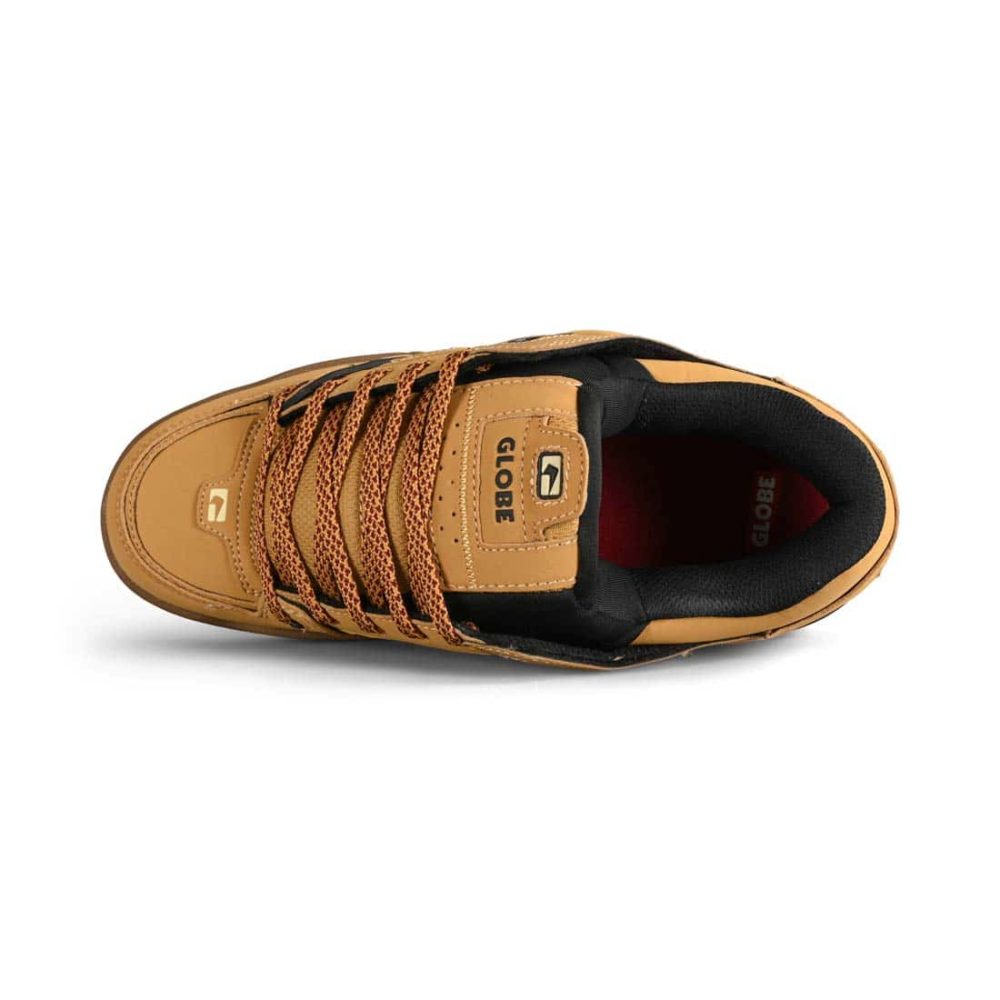 Globe Fusion Skate Shoes - Golden Brown