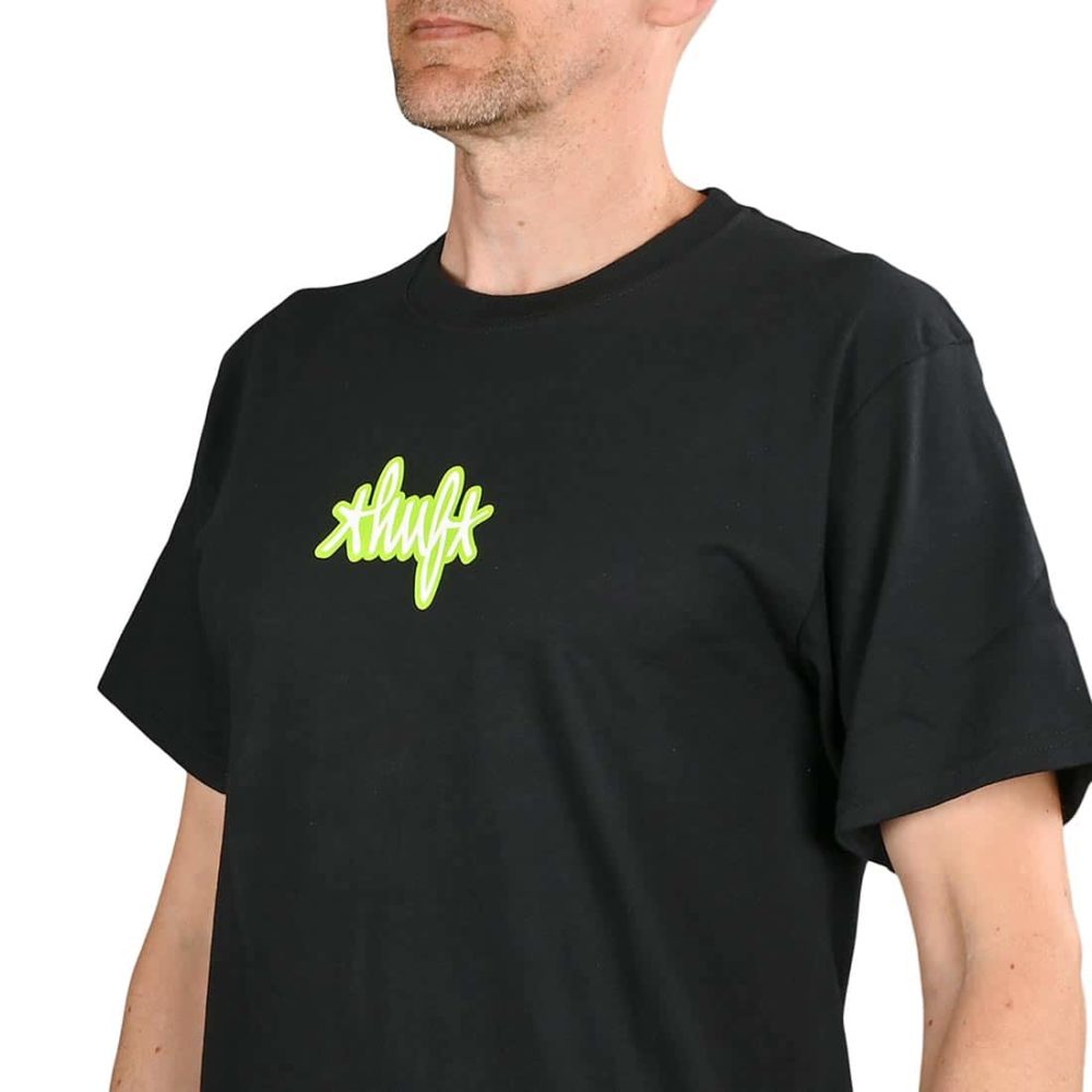 HUF Landmark Logo S/S T-Shirt - Black