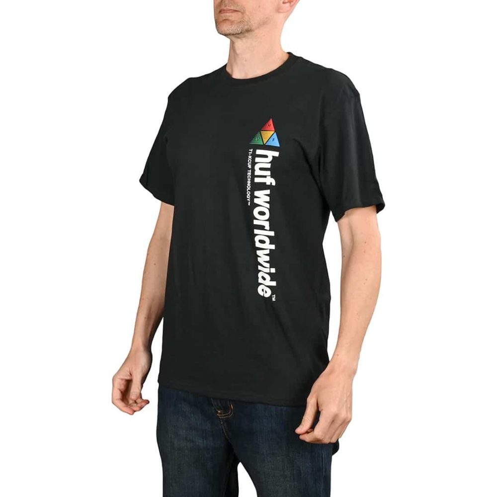 HUF Peak Sportif S/S T-Shirt - Black