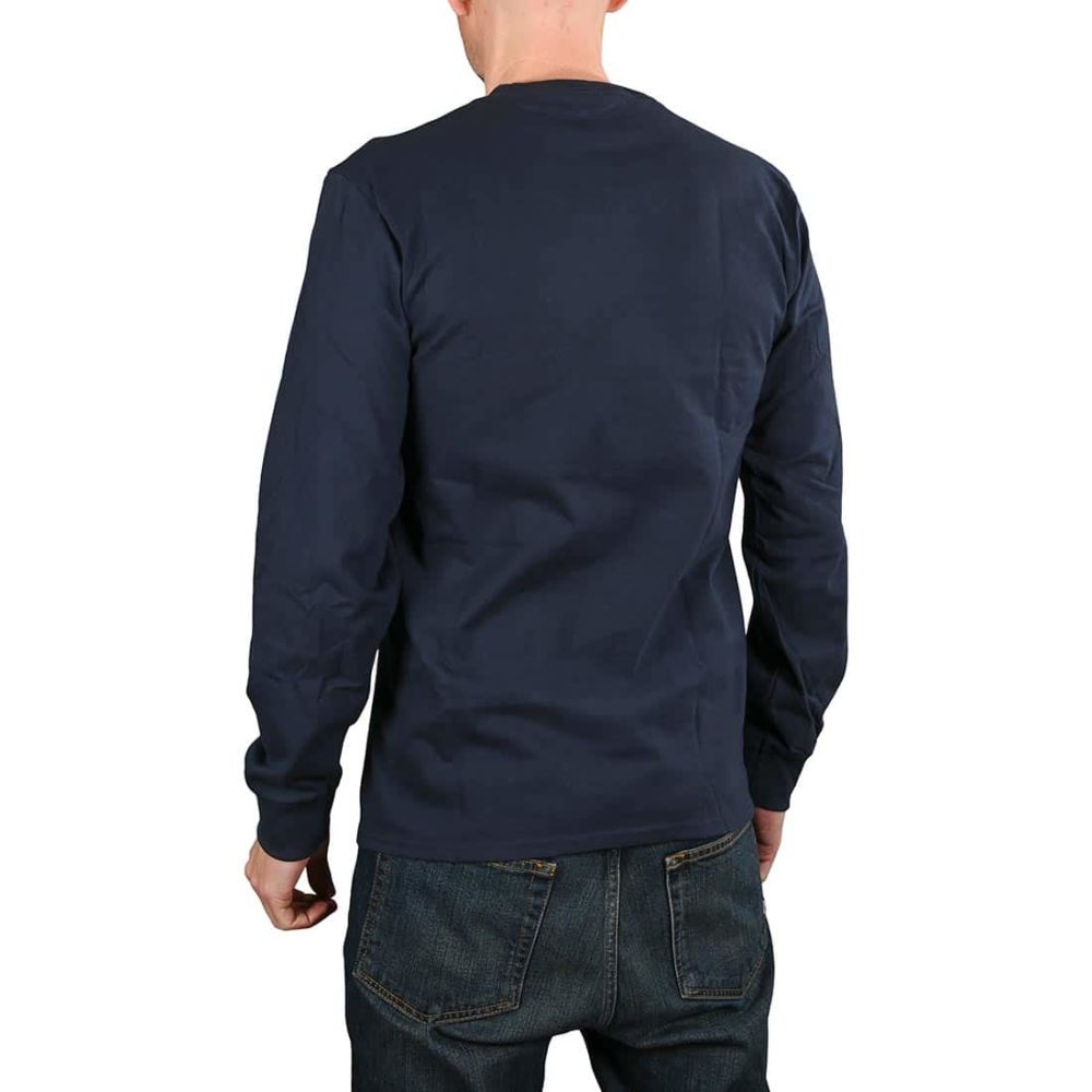 HUF Untitled L/S T-Shirt - French Navy