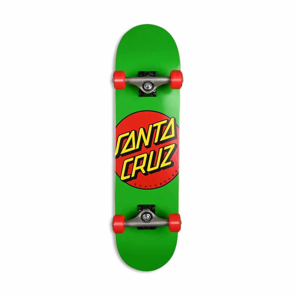 Santa Cruz Classic Dot 7.8" Complete Skateboard - Green