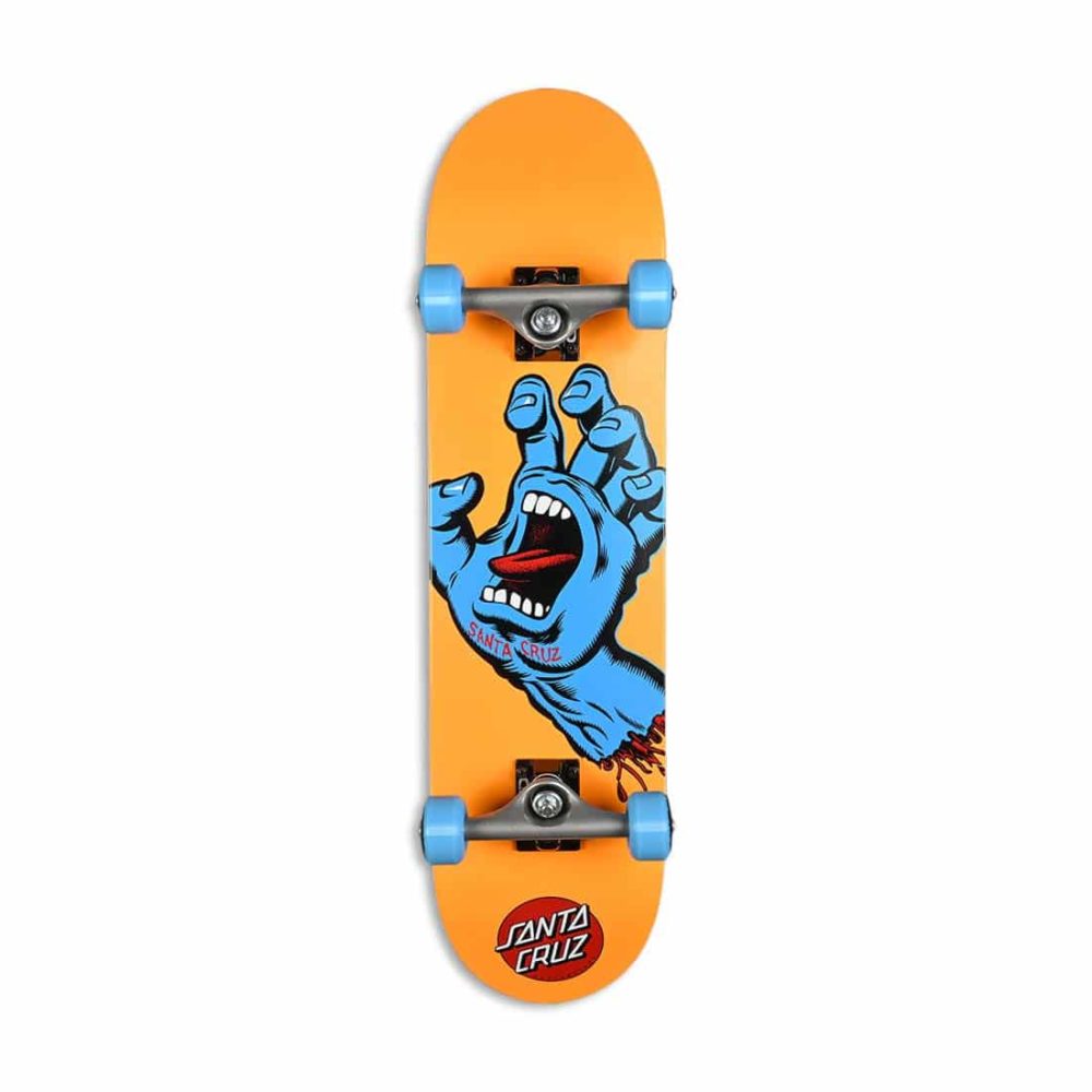 Santa Cruz Screaming Hand 7.8" Complete Skateboard - Orange