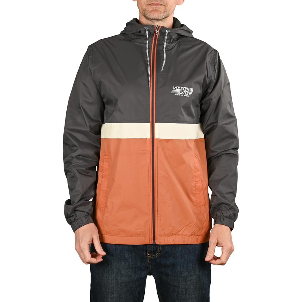 Volcom Ermont Windbreaker Jacket - Burnt Orange