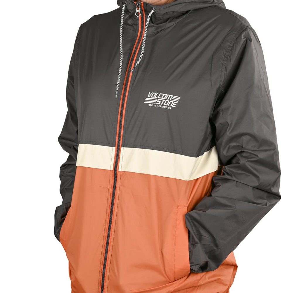 Volcom Ermont Windbreaker Jacket - Burnt Orange