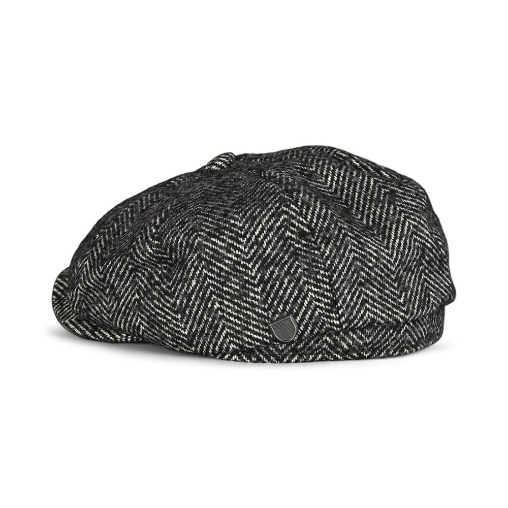 Brixton Brood Baggy Snap Cap - Black / White