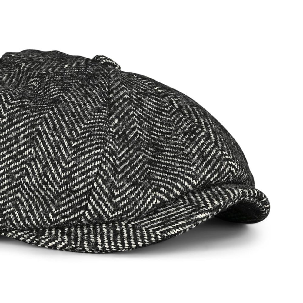 Brixton Brood Baggy Snap Cap - Black / White