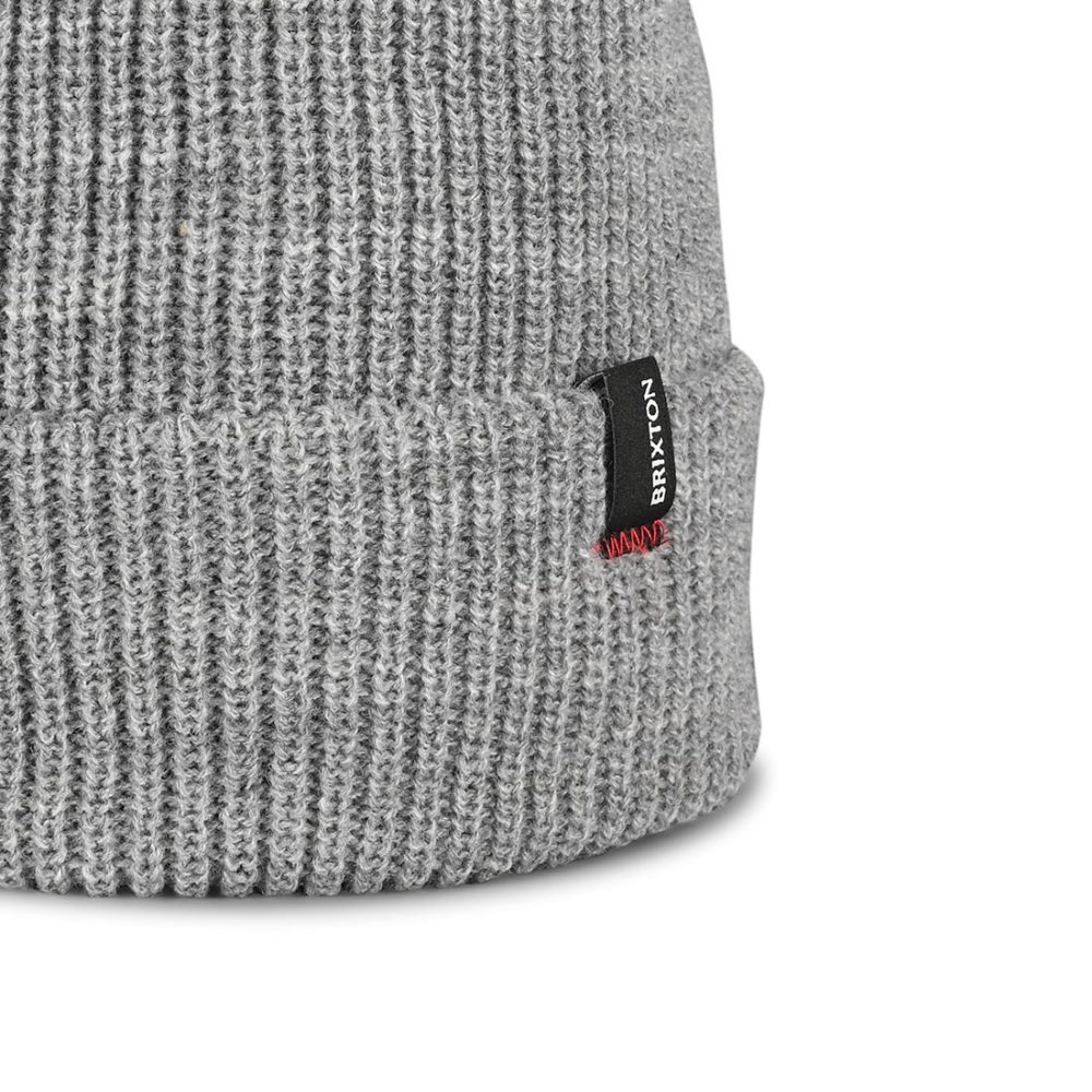 Brixton Heist Beanie Hat - Light Heather Grey