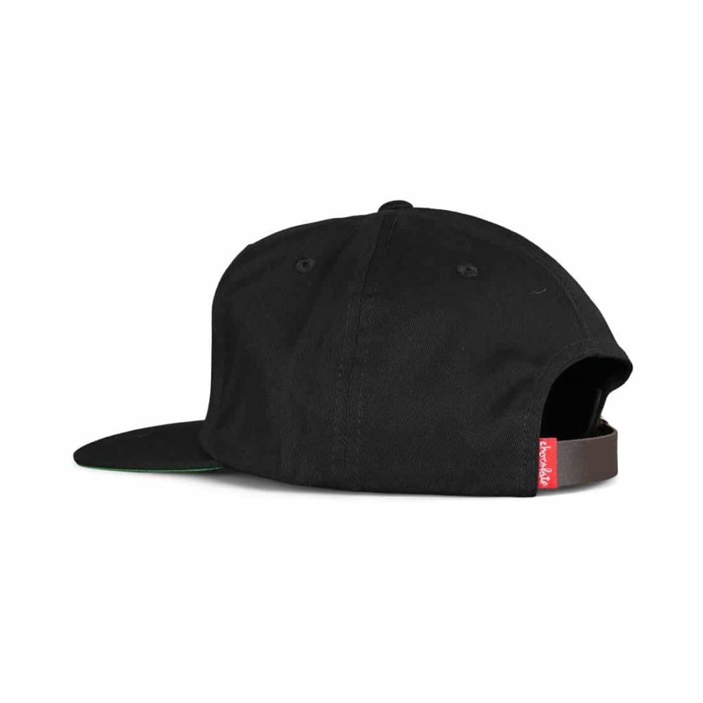 Chocolate Skateboards Chunk 6 Panel Strapback Cap - Black