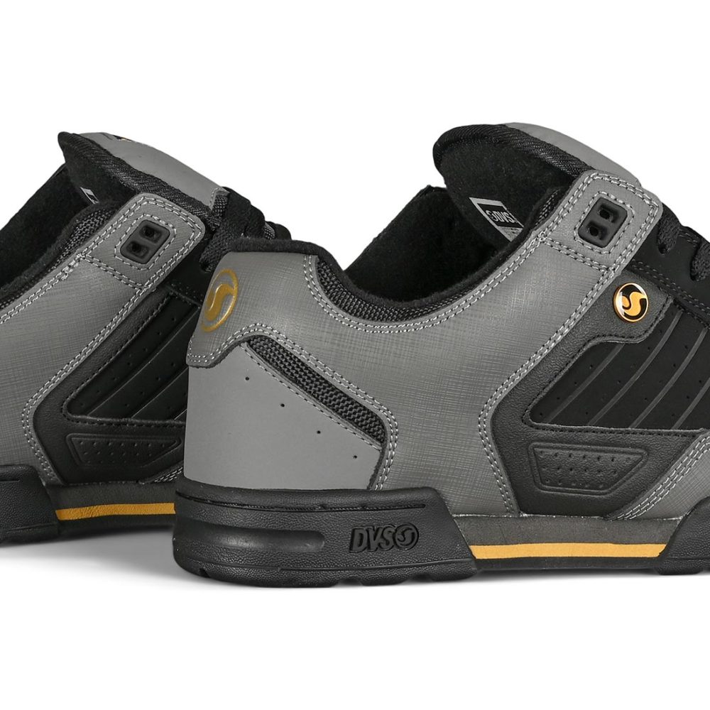 DVS Militia Snow Shoes - Charcoal / Black / Gold Nubuck